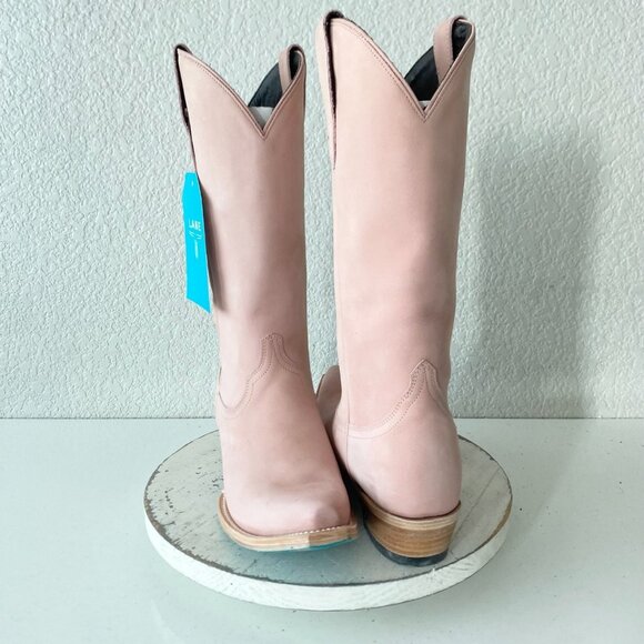 Lane boots Shoes - Lane EMMA JANE Womens Cowboy Boots 8.5 Pink Western Cowgirl Mid Calf Pointed Toe